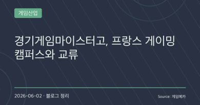“게임 만들던 고등학생들이 프랑스 학생들과 만났다”
