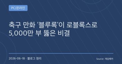 일본 만화가 로블록스를 만났을 때…‘블루록’ 1년 만에 1,000만 부 더 팔린 이유