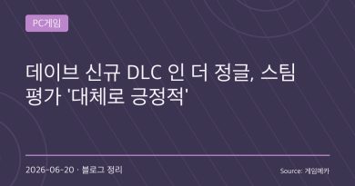 “거의 데이브 더 다이버 2 수준”…신규 DLC ‘인 더 정글’, 스팀서 대체로 긍정적 평가